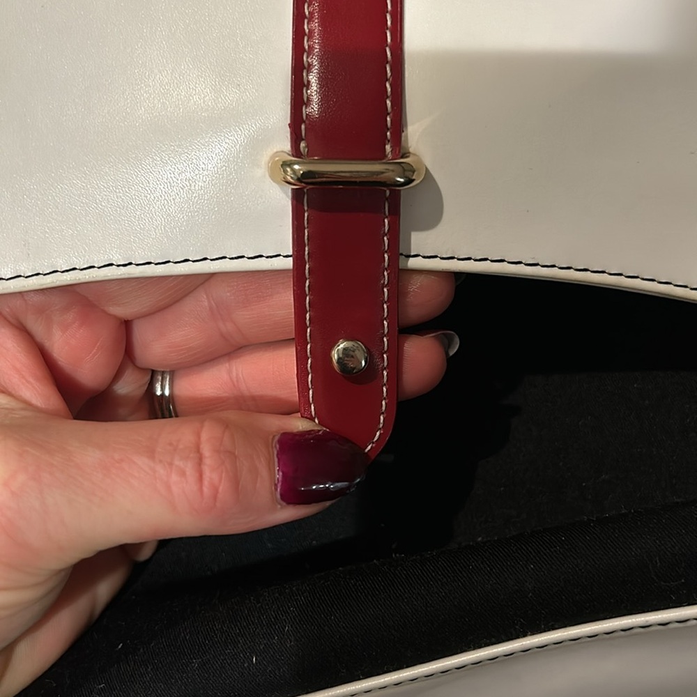 Classic Jones New York shoulder bag black/white/red - Picture 3 of 9